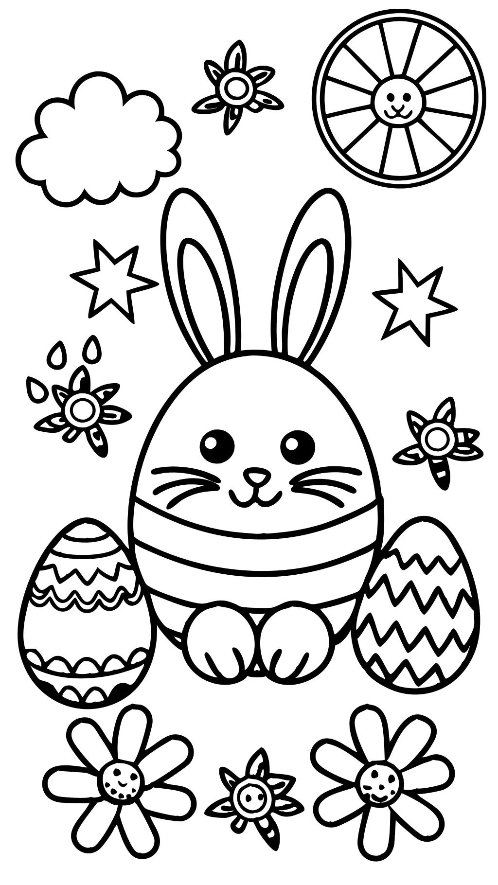 free color pages for easter